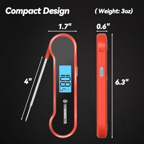 0.5 Sec Instant Read Meat Thermometer Digital with ±0.5℉