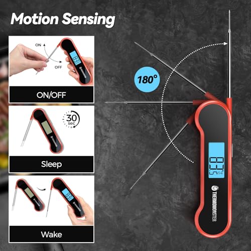 0.5 Sec Instant Read Meat Thermometer Digital with ±0.5℉
