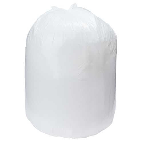 Ultrasac Heavy Duty 55 Gallon Clear Trash Bags - (Value 50 Pack) - 1.2 MIL equivalent Industrial Strength Plastic 37" x 54" for 50-55 Gal Cans -Fits Toter, Rubbermaid Brute, Carlislie Bronco etc.