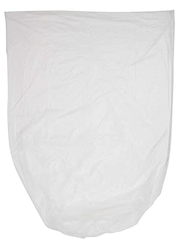 Basics 55 Gallon Trash Bags, Heavy-Duty Construction, Leak Resistant, Unscented, Clear, 50 Count (Previously Commercial brand)