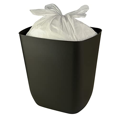 Basics Small 4 Gallon Trash Bags with Flap Ties, Fresh Scent, Odor Control, 0.5 mil Thick, 80 Count