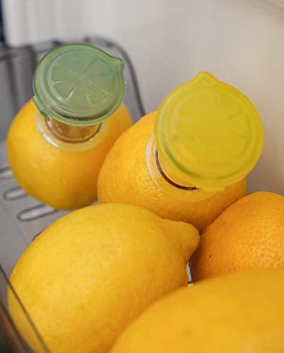 YZC Lemon Squeezer β 2-Pack Lemon-Juicer β BPA-Free Plastic Lime Juicerβ Compact Juice Extractor Citrus Press with Lid β Squeeze Lime for Cocktails, Drinks