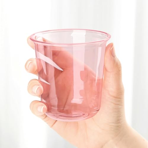 50 Pcs Pink Plastic Cups, 12 Oz Disposable Stemless Wine Glasses Cocktail Pink Party Cups for Meeting, Wedding, Birthday, Valentines Party