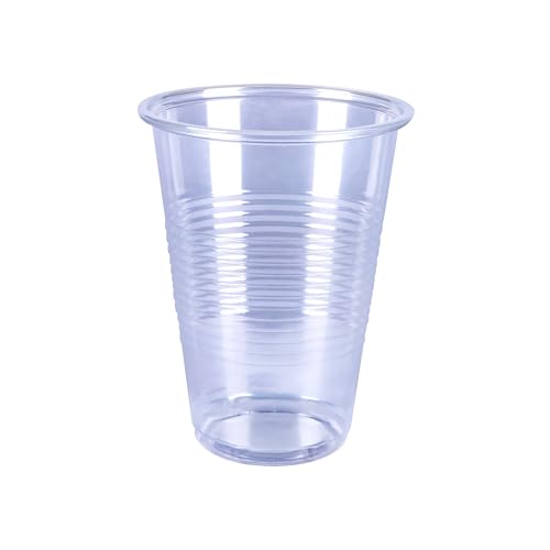 Basics Disposable Clear Plastic Cups for Cold Drinks, BPA-Free, Easy to Hold, 16oz, 50 Count