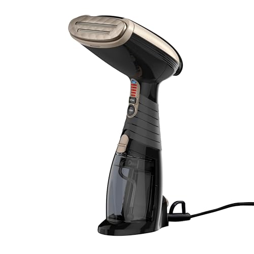 Conair Handheld Garment Steamer for Clothes, Turbo ExtremeSteam 1875W Fabric Steamer, Portable Handheld Design, Strong Penetrating Steam, Exclusive, Black