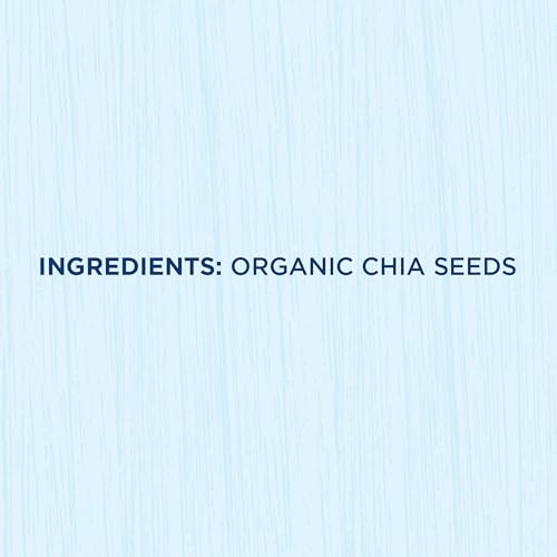 Carrington Farms Organic Chia Seeds Whole Bulk Chia Seeds, USDA Organic, Non-GMO, High Omega-3 & Fiber, Resealable 42 oz Jar for Smoothies, Oats & Meal Prep