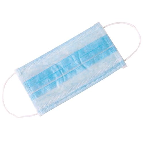 ForPro Professional Collection Single Use Ear Loop Mask, 3-Ply Disposable Non-Woven Face Mask, Latex-Free, Fiberglass-Free, Protects Against Pollen, Dust, 50-Count