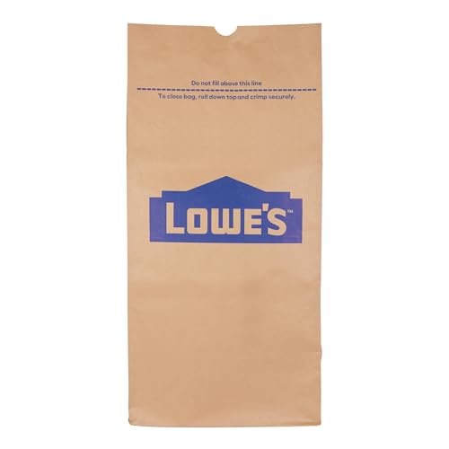 Lowe's 30 Gallon Heavy Duty Brown Paper Lawn and Refuse Bags for Home and Garden (10 Count), Large (LOWESLL)
