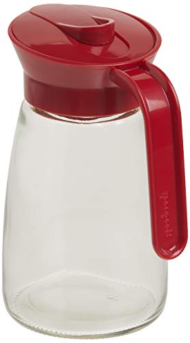 GoodCook Everyday 12 oz. Syrup Dispenser – Easy Pour Spout Waffle & Pancake Syrup Dispenser Container, Glass Syrup Bottle for Maple Syrup, Honey, Barbecue Sauce