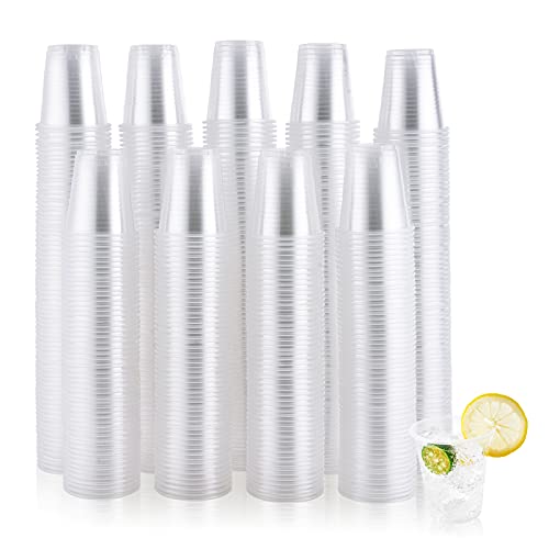 JOLLY CHEF πππ ππππ€ 5 oz Clear Plastic Cups,5 Ounce Disposable Cups for Picnic, BBQ, Travel, Halloween, Christmas Parties and Events