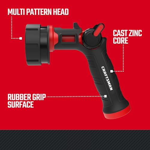 Craftsman Heavy-Duty 7-Pattern Water Nozzle