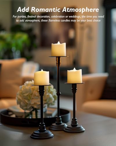 Homemory White Flameless LED Votive Tealight Candles & Timer Remote, 12Pack