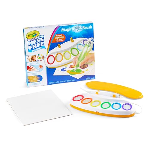 Crayola Color Wonder Magic Light Brush, Mess Free Painting for Kids, Age 3+