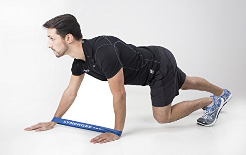 Synergee Exercise Fitness Resistance Band Mini Loop Bands that Perform Better When Working Out at Home or The Gym