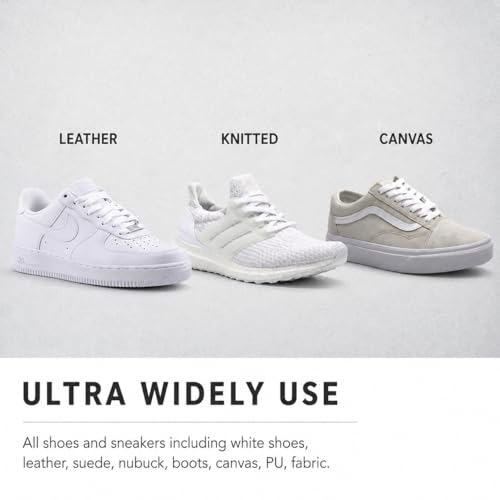 Shoe Cleaner Kit for Sneaker, Cleaning Kit, Sneaker 10Oz with 3 Brush & Microfiber Towel Included, Shoe, Suede, Boot, Canvas, PU, Fabric, etc,Clear,(Madala-SC-210201)