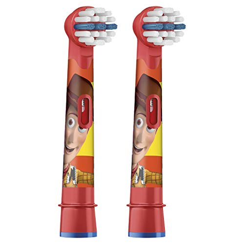 Oral-B Kids Extra Soft Replacement Brush Heads featuring Disney Pixar Toy Story, Ages 3+, 2 count