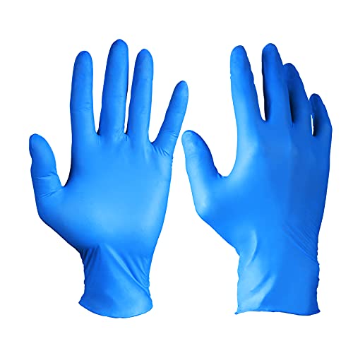 PEIPU Nitrile Disposable Gloves,Powder Free, Cleaning Service Gloves, Latex Free