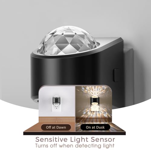 Briignite Night Light,Night Lights Plug into Wall,LED Projector Night Light