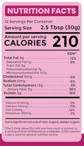 Sown-and-Grown Chia Seeds- 12oz Omega-3, Non-GMO, Keto Friendly, Source of Fiber and Chia Seeds for Weight Management