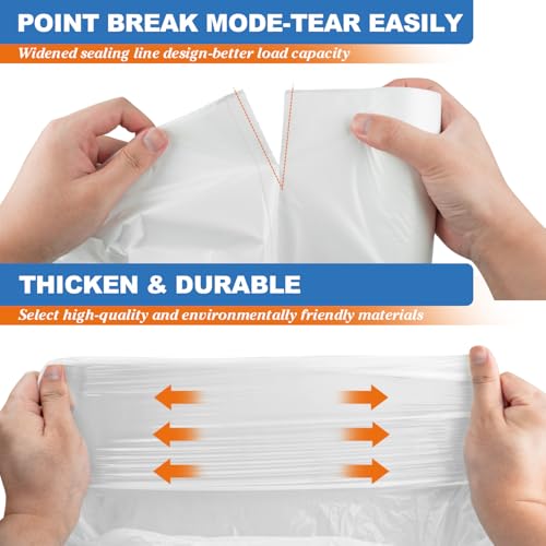 Small Trash Bags 4 Gallon 105 Count Small Garbage Bags for Bedroom, Office, Kitchen Trash Can Mini Trash Bags for Wastebasket Bin Liner, Unscented, Bathroom Accessories, Dorm Room Essentials