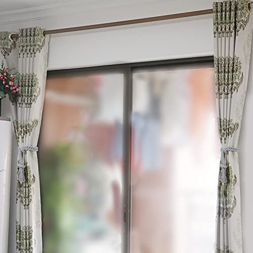 Natural Cotton Rope Tieback Decorative Holdbacks Farmhouse Rural Village Style Tassel Drapery Tieback, Grey 2 Pcs