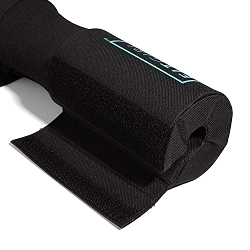 FITGIRL - Squat Pad and Hip Thrust Pad for Leg Day, Barbell Pad Stays in Place Secure, Thick Cushion for Comfortable Squats Lunges Glute Bridges, Olympic Bar and Smith Machine