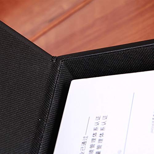 High-end Fashion PU Leather Tissue Box Holder Black with lid, Rectangular Napkin Facial Tissues Holder Dispenser,Home Office Car Tissue Box Cover Decorative Container with Magnetic Bottom (Black)