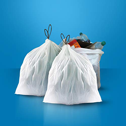 Commercial 18 Gallon Compactor Bags with Drawstring, 2 Mil, 50 Count