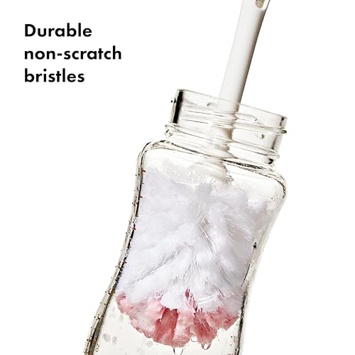 OXO Tot Bottle Brush with Stand, Baby Bottle Brush