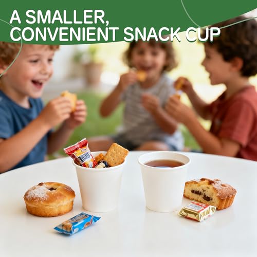 300 Pack 3 oz Bathroom Paper Cups, Small Coffee Cups, Disposable Mini Mouthwash Cups, Suitable for Bathroom, Market, Shops, Party, Picnic, Travel, and Events