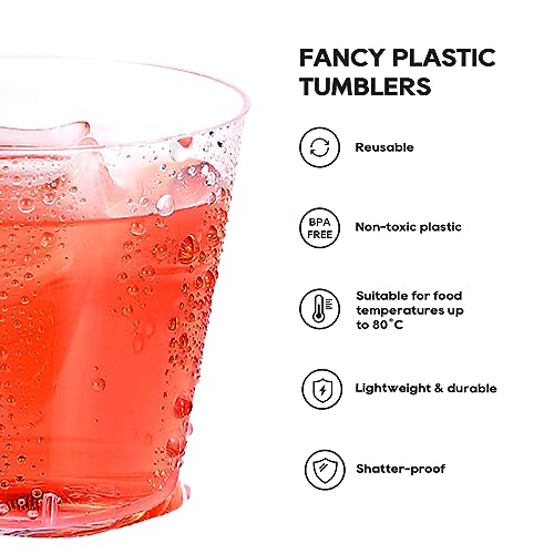 1 OZ 500 Pack Plastic Shot Glasses, Disposable Cups, 1 Ounce Tasting Cups Party Cups Perfect for Whiskey, Wine Tasting, Food Samples, and Parties