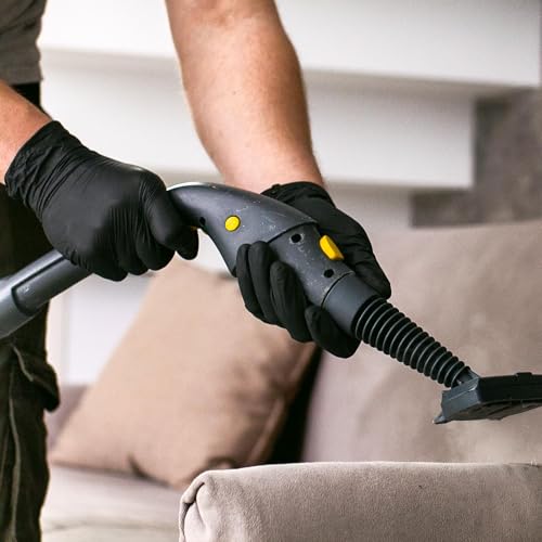 SwiftGrip Disposable Nitrile Exam Gloves, Black Nitrile Gloves Disposable Latex Free for Medical, Cooking & Esthetician