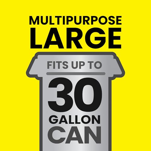 Glad ForceFlex Heavy Duty Large Trash Bags, Hold 80+ lb, 30 Gal, 25 Ct (Package May Vary)