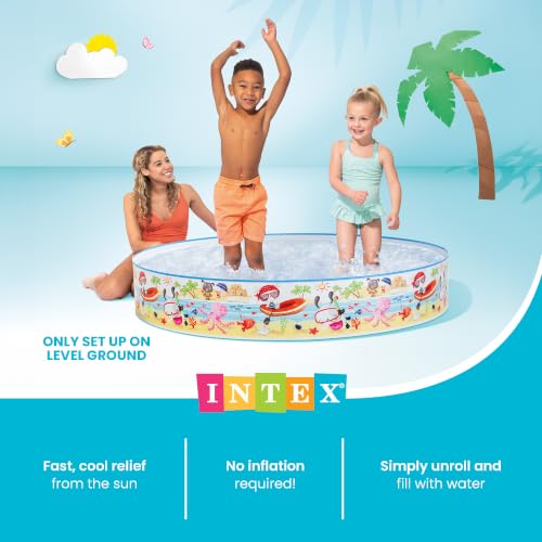 Intex Snorkel Buddies Snapset Pool - 5'X10" (Style May Vary), Multicolor (56451EP)