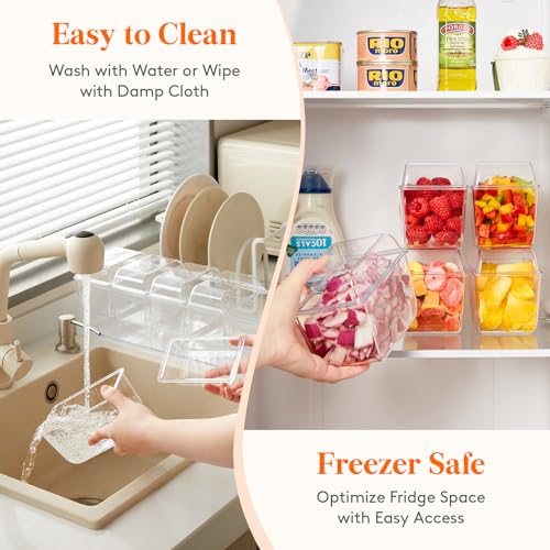 Lifewit Taco Bar Serving Set for Party with 5 x 20 oz Containers & Components, Ice Chilled Condiment Caddy Organizer, Garnish Serving Tray Platter for Mimosa Bar Accessories, Fruit, Salad, Food
