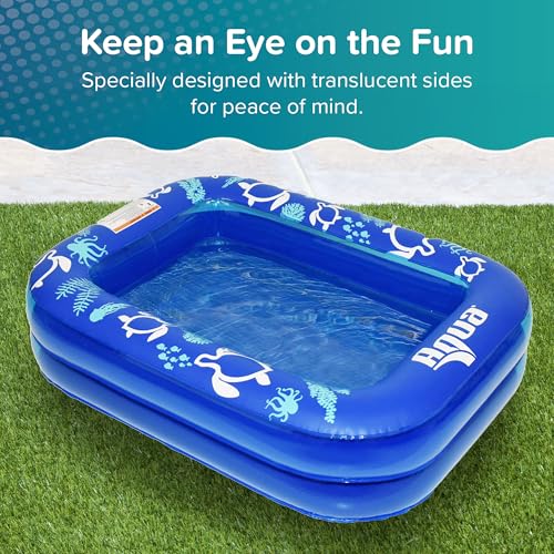 Aqua Inflatable Tanning Pool Lounger, Premium Pool Float with Cupholders and Removeable Pillow for Relaxation and Fun