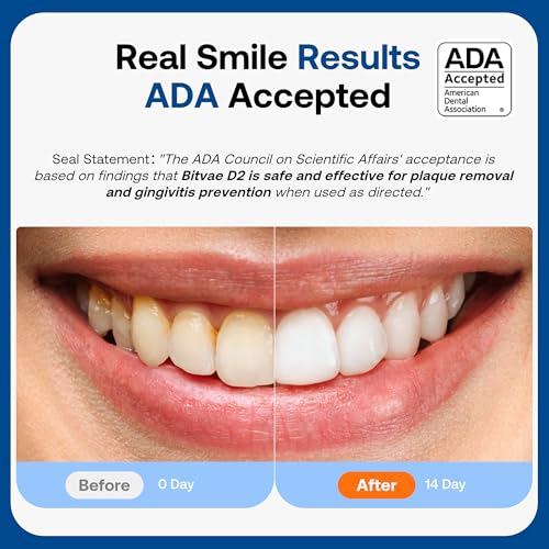 Bitvae ADA Accepted Electric Toothbrush, Travel Toothbrush Rechargeable for Adults and Kids, 60-Day Battery, 5 Modes, 8 Heads, Portable Travel Case & Holder, Shadow Black