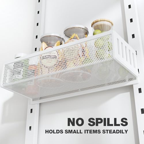 Pantry Door Organizers and Storage, 8-Tier Large Metal Heavy-Duty Frame Over the Door Spice Rack, 2 in 1 Wall-Mounted or Hanging shelf for Kitchen
