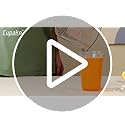 Eupako 8 oz Plastic Cups with Lids 100 Sets, Disposable Clear Cups with Lids, Cold Drink Containers for Beverage, Parfait, Smoothie