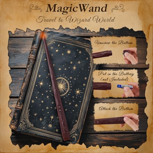 Homemory 20PCS Floating Candles with Wand Remote, Flameless Hanging Taper Candle with Flickering Warm Light, Battery Operated Magic Deco Candles for