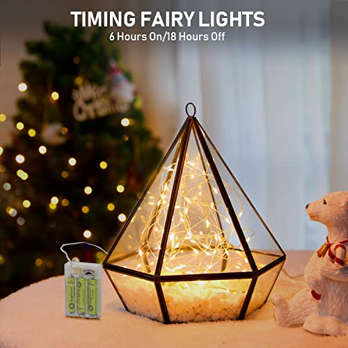 Minetom 5 Pack Fairy Lights Battery Operated, 7Ft 20 LED String Lights