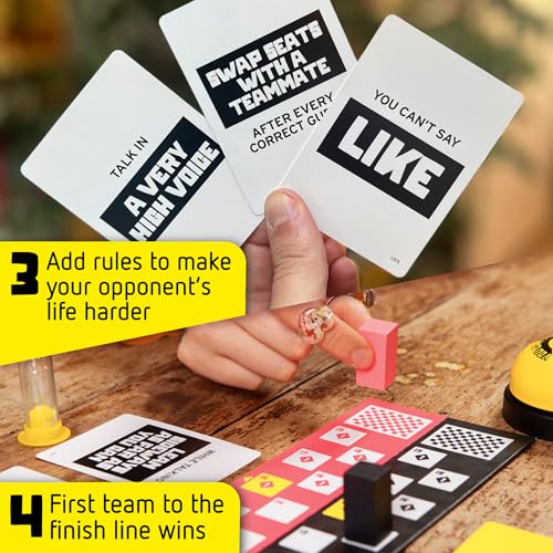 Big Potato You Can't Say UMM: A Party Game for Family and Adults, Fast-Paced Family Word Game, Must Have for Game Night, Bonus Content Included