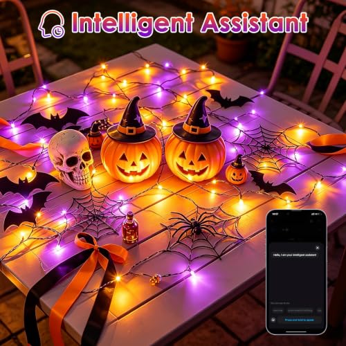 Smart Color Changing Christmas Halloween Tree Light String 79 FT 200 LED