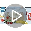 Hendiy Strawberry Slicer with Stainless Steel Blades | Egg & Fruit Slicer Cup for Banana, Cucumber, Mushroom | ABS Detachable Kitchen Gadget - Precision Berry Cutter Tool (Black, 1-Pack)