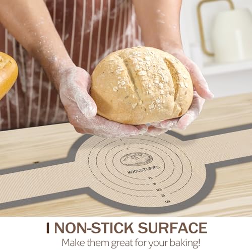 Silicone Bread Sling for Dutch Oven, 2 PCS Non-Stick & Easy Clean Reusable Sourdough Mat, Sourdough Bread Baking Supplies, Tools & Accessories
