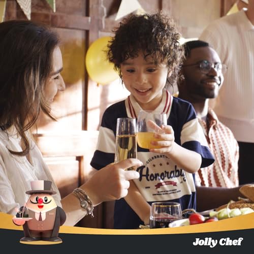 JOLLY CHEF 48 Pack Stemless Plastic Champagne Flutes 9 oz, Crystal Clear Stemless Plastic Toasting Glasses, Clear Disposable Unbreakable Drinkware Ideal for Wedding, Birthday, Party, Thanksgiving