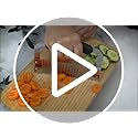 HIC Kitchen Crinkle-Cut Wave Slicer French Fry Vegetable Cutter, Stainless Steel Blade, For Waffle Fries Chips Decorative Vegetables Holiday Meal Prep And Baby-Led Weaning