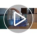 Refrigerator Water Dispenser 1.1 Gallon – Leak-Proof Slim Fridge Water Container with Spigot – BPA-Free Refillable Water Jug (Clear)