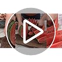 Stainless Steel Watermelon Slicer, 2026 New Triangle Watermelon Cutter, Stainless Steel with Wooden Handle for A Wide Variety Watermelon, Cantaloupe, Honeydew, Apples, and More (1pcs)