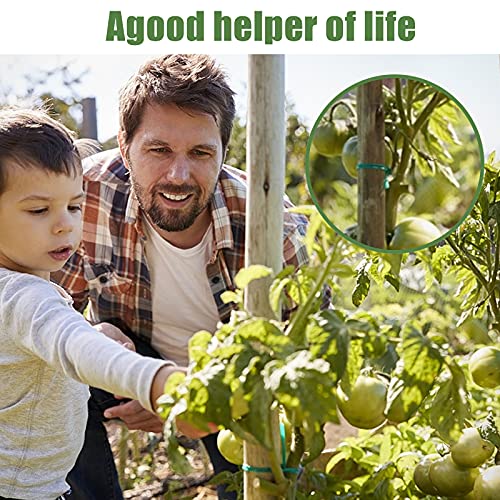 Green Garden Wire, Sturdy Plant Ties for Support with Cutter, 492FT/150m, Indoor, Outdoor, Home and Office Use